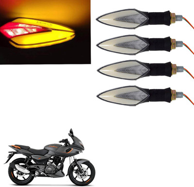 Vagary Front, Rear LED Indicator Light for Bajaj Pulsar 180 DTS-i(Red, Yellow)