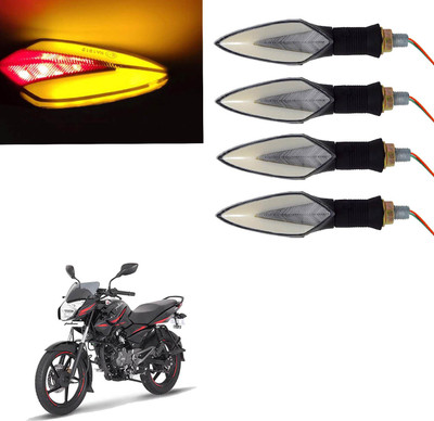 Vagary Front, Rear LED Indicator Light for Bajaj Pulsar 135 LS(Red, Yellow)