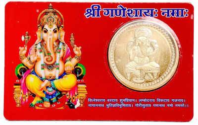 RUDRA DIVINE ATM Card for Wealth and Money/Gold Plated Yantra Coin Inside/Shri Ganesha/Religious Card to Keep in Wallet for Wealth/Lucky God ATM Cards/Size Same as Bank ATM Card (View amazon detail page) Bronze, Plastic Yantra(Pack of 1) RUDRA DIVINE ATM Card for Wealth and Money/Gold Plated Yantra Coin Inside/Shri Ganesha/Religious Card to Keep in Wallet for Wealth/Lucky God ATM Cards/Size Same as Bank ATM Card (View amazon detail page) Bronze, Plastic Yantra(Pack of 1)