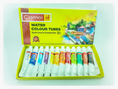 Camlin Student's Water Colour 12'S(Set of 12, Multicolor)