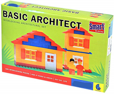SR Toys Basic Architect Smart Block Set, 235 Pieces( Multi color)(Multicolor)
