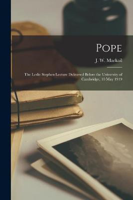 Pope(English, Paperback, unknown)