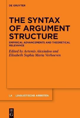 The Syntax of Argument Structure(English, Electronic book text, unknown)