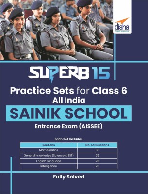 SuperB 15 Practice Sets for Class 6 All India SAINIK School Entrance Exam (AISSEE)(Paperback, Disha Experts)