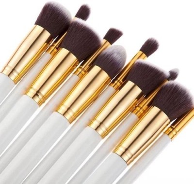 AGIFTO Makeup Brush Set Pack Of 10(Pack of 10)