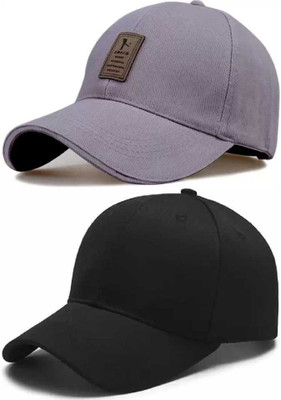 blutech Solid, Self Design Sports/Regular Cap Cap(Pack of 2)