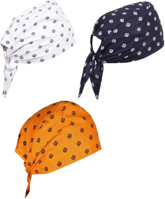 Bismaadh Solid Skull Cap Cap(Pack of 3)