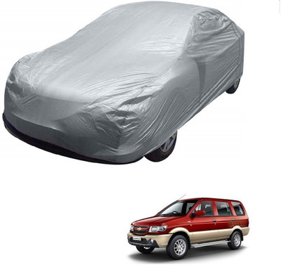 KOZDIKO Car Cover For Chevrolet Tavera (Without Mirror Pockets)(Silver)