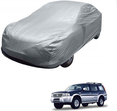 KOZDIKO Car Cover For Ford Endeavour (Without Mirror Pockets)(Silver)