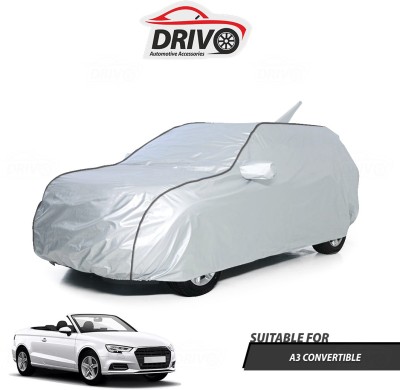 Drivo Car Cover For Audi Universal For Car (With Mirror Pockets)(Silver)