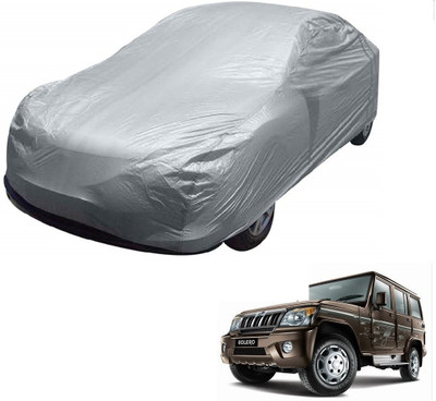 KOZDIKO Car Cover For Mahindra Bolero (Without Mirror Pockets)(Silver)