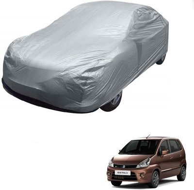 KOZDIKO Car Cover For Maruti Suzuki Zen Estilo (Without Mirror Pockets)(Silver)