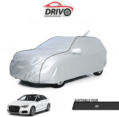 Drivo Car Cover For Audi A3 (With Mirror Pockets)(Silver)