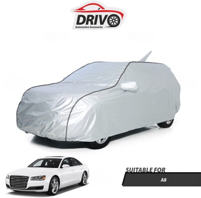 Drivo Car Cover For Audi A8 (With Mirror Pockets)(Silver)