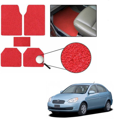 KOZDIKO PVC Standard Mat For  Hyundai Verna(Red)