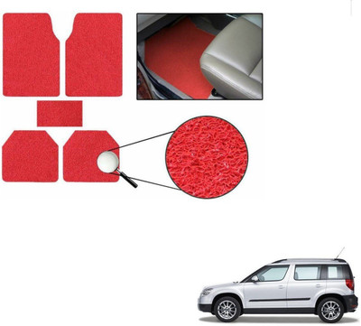 KOZDIKO PVC Standard Mat For  Skoda Yeti(Red)