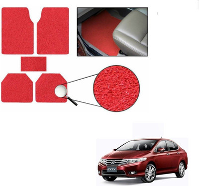 KOZDIKO PVC Standard Mat For  Honda City i-Vtec(Red)