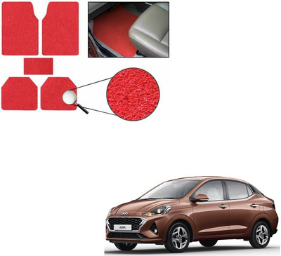 KOZDIKO PVC Standard Mat For  Hyundai Aura(Red)