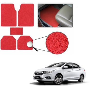 KOZDIKO PVC Standard Mat For  Honda City(Red)