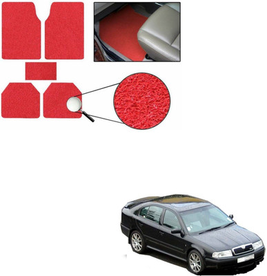 KOZDIKO PVC Standard Mat For  Skoda Rapid(Red)