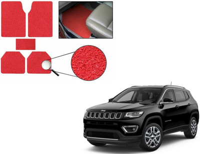 KOZDIKO PVC Standard Mat For  Jeep Compass(Red)