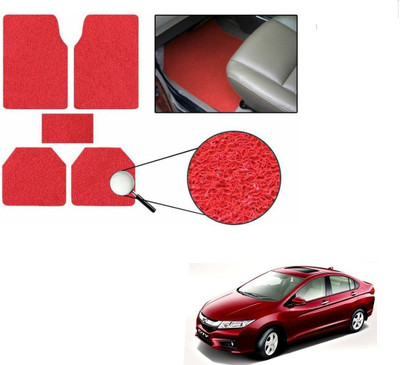KOZDIKO PVC Standard Mat For  Honda City(Red)