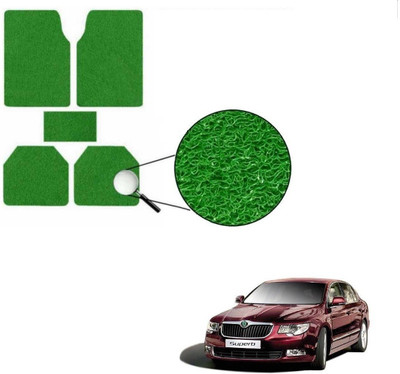 KOZDIKO PVC Standard Mat For  Skoda Superb(Green)