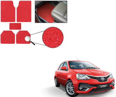 KOZDIKO PVC Standard Mat For  Toyota Ertiga(Red)
