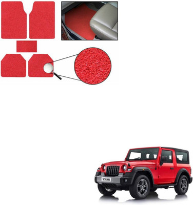 KOZDIKO PVC Standard Mat For  Mahindra Thar(Red)