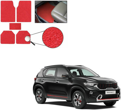 KOZDIKO PVC Standard Mat For  Kia Sonet(Red)