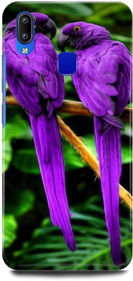 JUGGA Back Cover for Vivo V9(Purple, Hard Case, Pack of: 1)