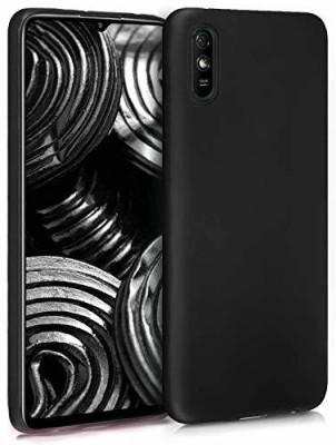 Empire Accessories Back Cover for Redmi 9A Sport flexible soft candy case(Black, Silicon, Pack of: 1)