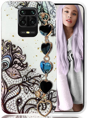 KC Back Cover for Mi Redmi Note 9 Pro, Mi Redmi Note 9 Pro Max(Black, White, Cases with Holder, Silicon)