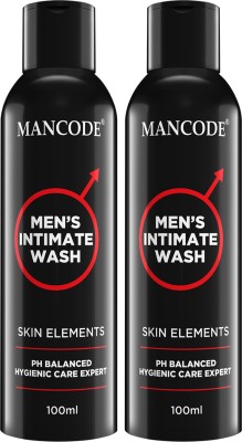 MANCODE Intimate Wash For Men, Personal Intimate Hygiene, Prevents Itching - Irritation And Dryness Caused By Sweating - 100Ml, PACK OF 2(2 x 100 ml)