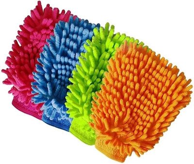 SBTs Wet and Dry Duster Set(Pack of 4)