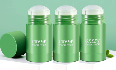 tanvi27 Green Tea Mask Stick lazy solid Mask combo of 2(120 ml)