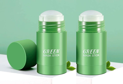 tanvi27 Green Tea Mask Stick lazy solid Mask combo(80 g)