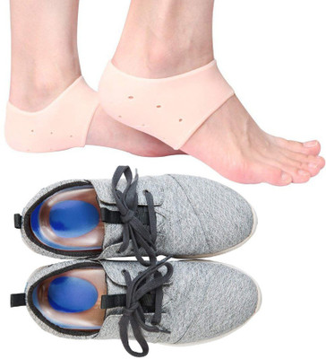 GOLDINKS Heel Repair Socks with Silicone, Pack of 2(Free Size, Multicolor)