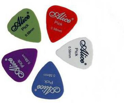 Music Mantra alice 5 picks of 5.8 mm Guitar Pick(Pack of 5)