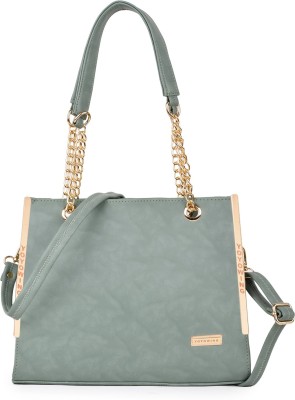 YOYOWING Women Green Handbag