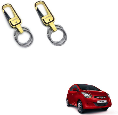 SEMAPHORE Stainless Steel Luxury Car Business Keychain Elegance Key Holder for Hyundai Eon Key Chain