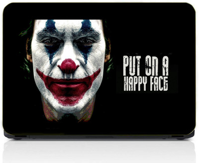 gray wall Joker Happy Face Vinyl Laptop Skin Compatible for 13.3 inch(Theme: Nature)