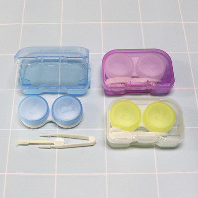 Gold Look travel mini lens case design multi color (1pc only) kit(1 ml)