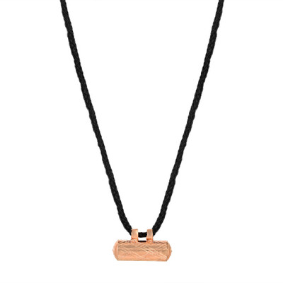 DULCI Copper Plated Openable Textured Hollow Charm Amulet Locket Pendant Taweez/Tabiz Copper Brass Pendant