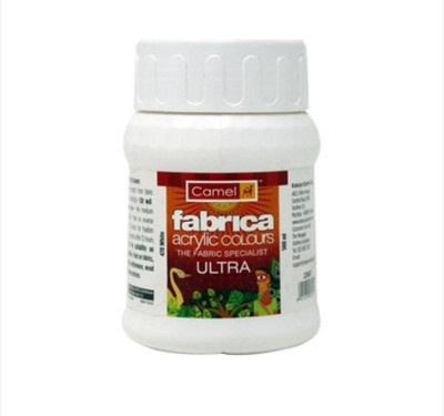 Camel Camlin fabrica Acrylic Colour Ultra 500ML 478 White(Set of 1, White)
