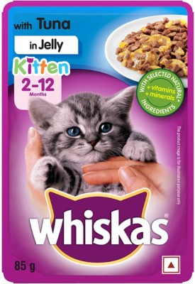 Whiskas (2 - 12 Months) Tuna 0.085 kg Wet New Born Cat Food