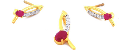 Bliss diamonds Ruby Pendant 18kt Ruby Yellow Gold Pendant