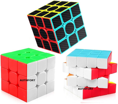 Authfort tickerless Cube combo pack of 3 3 Pieces(3 Pieces)