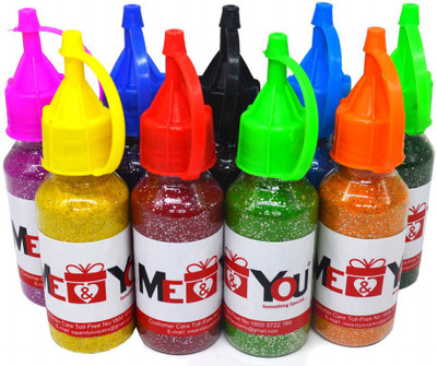 ME&YOU Pack of 9 Rangoli Powder(Multicolor)