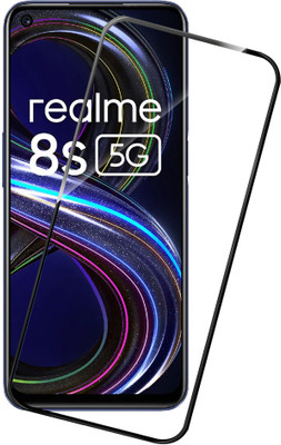 HUPSHY Edge To Edge Tempered Glass for realme 8s 5G(Pack of 1)